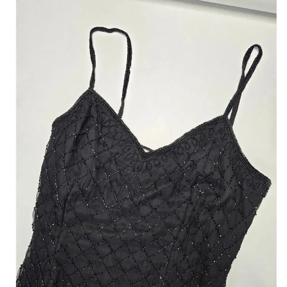 VTG Stenay Beaded Silk Evening Gown and Beaded Long Sleeve Blazer Top size 10/M - Picture 4 of 9